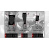 TSC Invisa Light Shin Guards Black Small